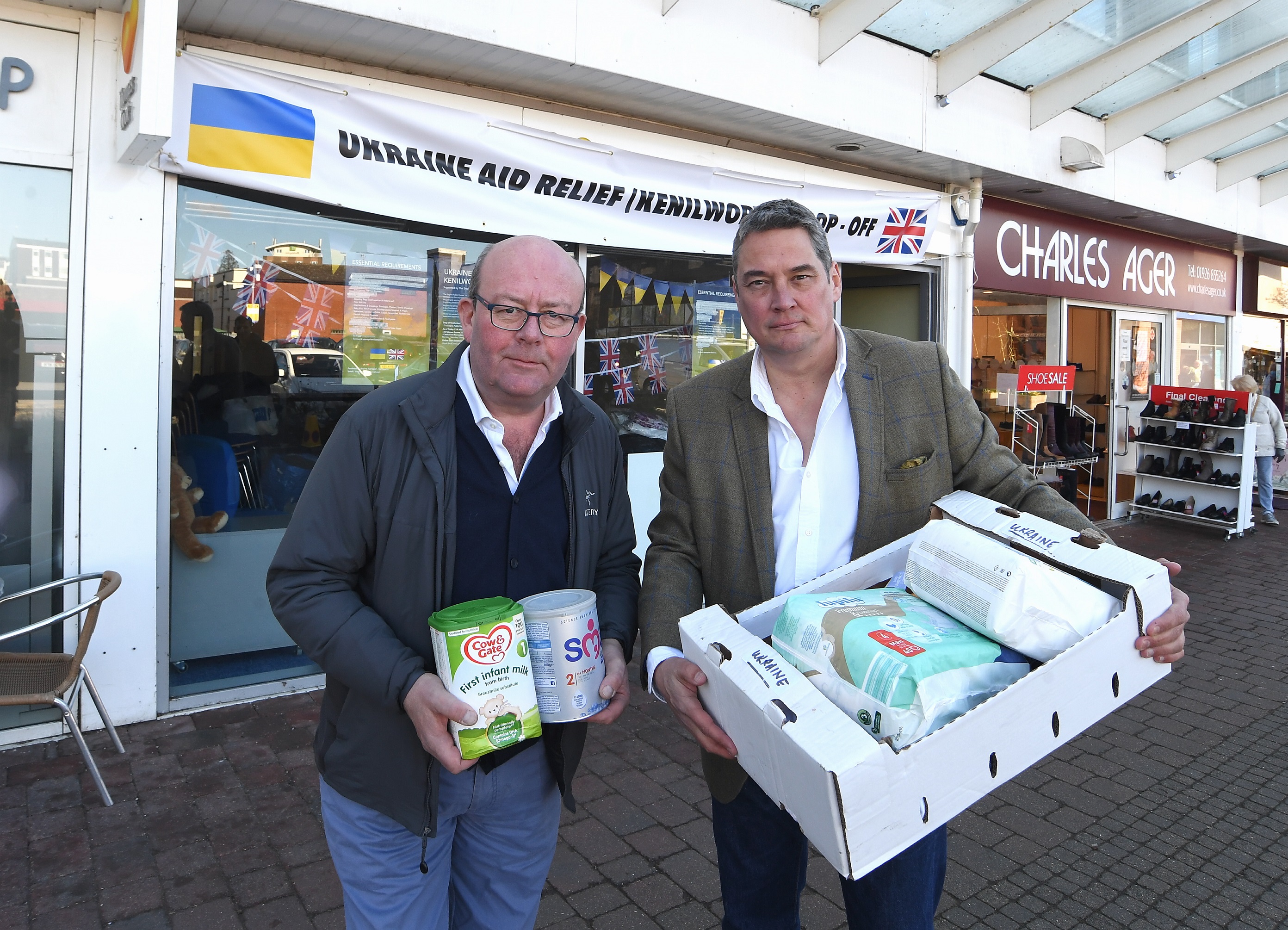 Wareing & Co offers base in Kenilworth for Ukraine donations pop-up shop